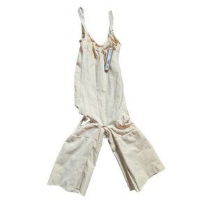 SKIMS Everyday Sculpt Mid-Thigh Bodysuit Sand Cream Small (US 4-6) NWT MSRP $68